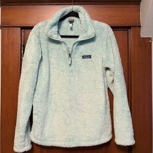 Patagonia Light Green Fleece Pullover women’s L